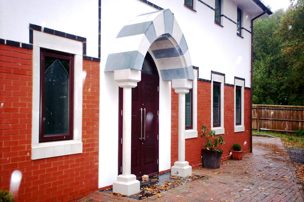 Front door of the mosque