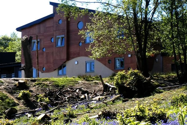 Exterior view of the dormitory