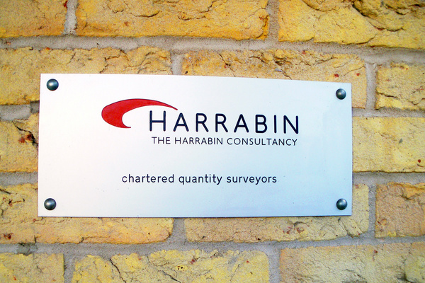 Harrabin sign on wall