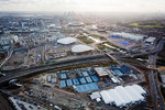 Aerial view of the site