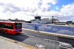 Bus on road