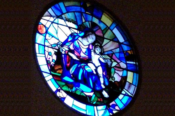 Stained glass window